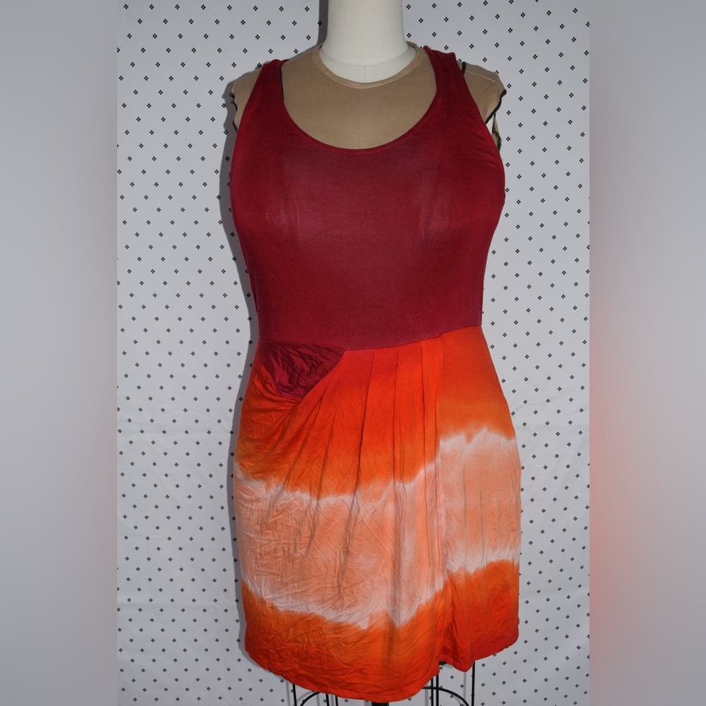 Sunset colored summer dress